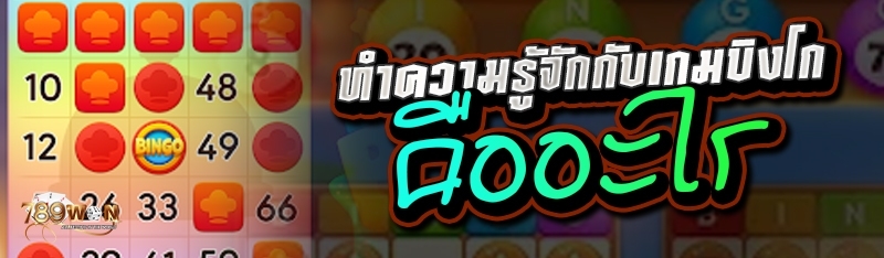 ทำความรู้จักกับเกมบิงโก คืออะไร 